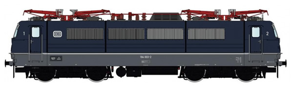 LS Models 16517S - German Electric Locomotive 184 003-2 AEG & Passenger Coach Set of the DB (Sound Decoder) – 3pcs